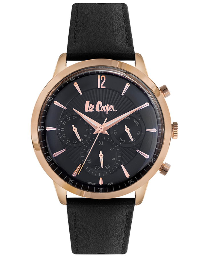 Buy LEE COOPER Men S Chronograph Black Dial Watch LC06979 451 In Kuwait