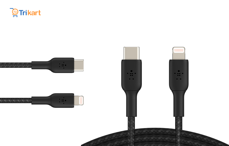 Belkin Boost Charge Braided 1M Type C to Lightning Cable