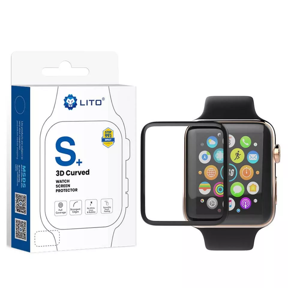 Apple watch curved screen protector discount