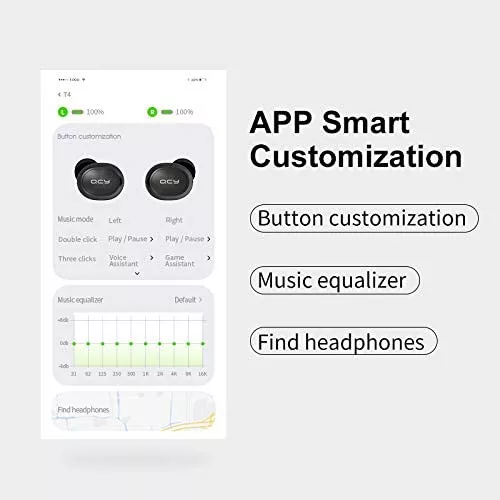 Buy QCY T9s True Wireless Bluetooth Earbuds Black Best Price Kuwait