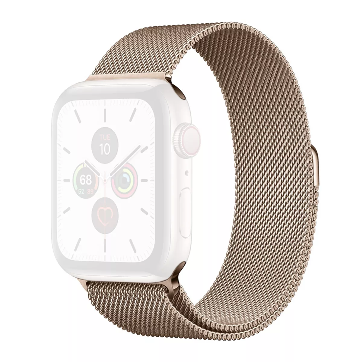 Gold aluminum milanese discount loop