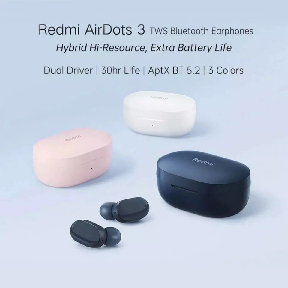 Xiaomi Redmi Airdots 3 True Wireless Earbuds Blue in Qatar
