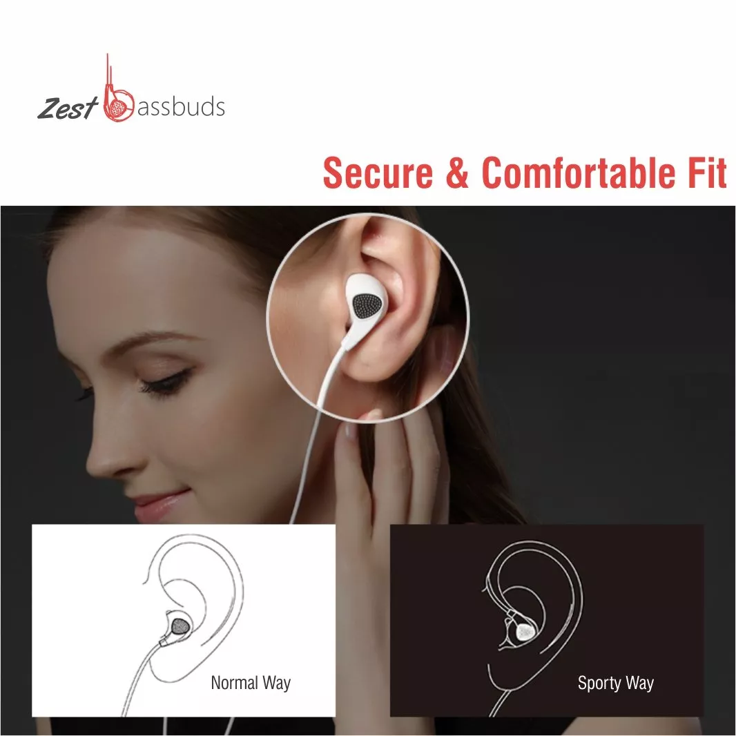 Pebble Zest Bassbuds Earphone