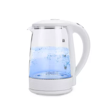 Geepas Electric Kettle & 4 Slice Bread Toaster Kitchen Set 1500W 1.8L  Stainless Steel Cordless Jug Kettle