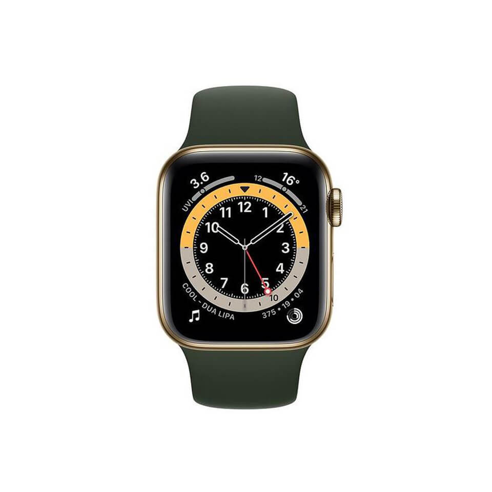 Buy Apple Watch Series 6 44MM Gold Stainless Steel Case with Cyprus