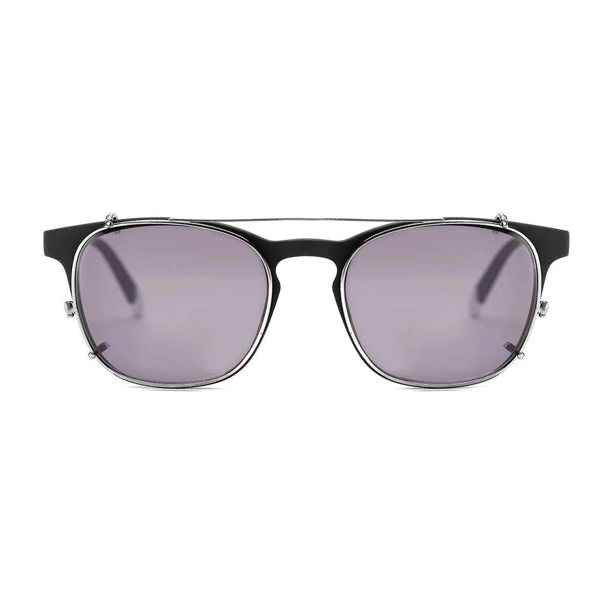 Buy Barner Dalston Clipon Sunglasses Silver Smoke in Kuwait