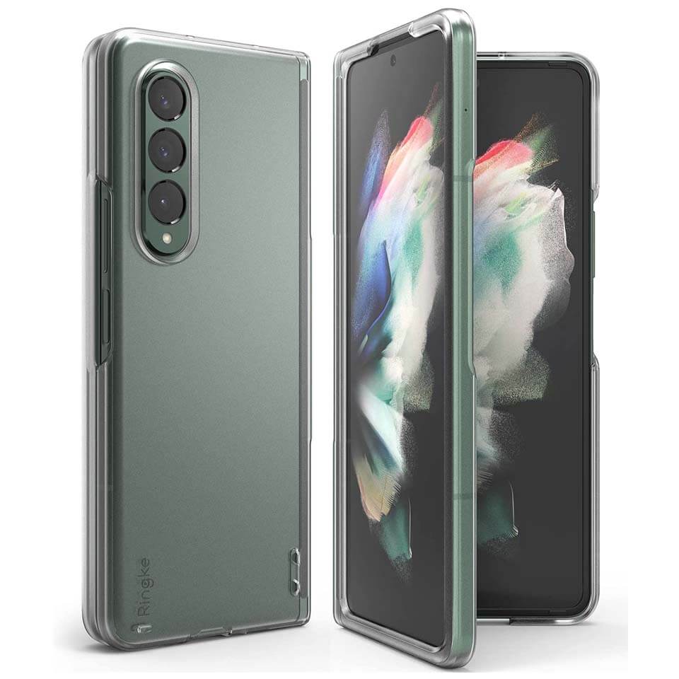 Buy Galaxy Z Fold 3 Transparent Protective Case in Kuwait