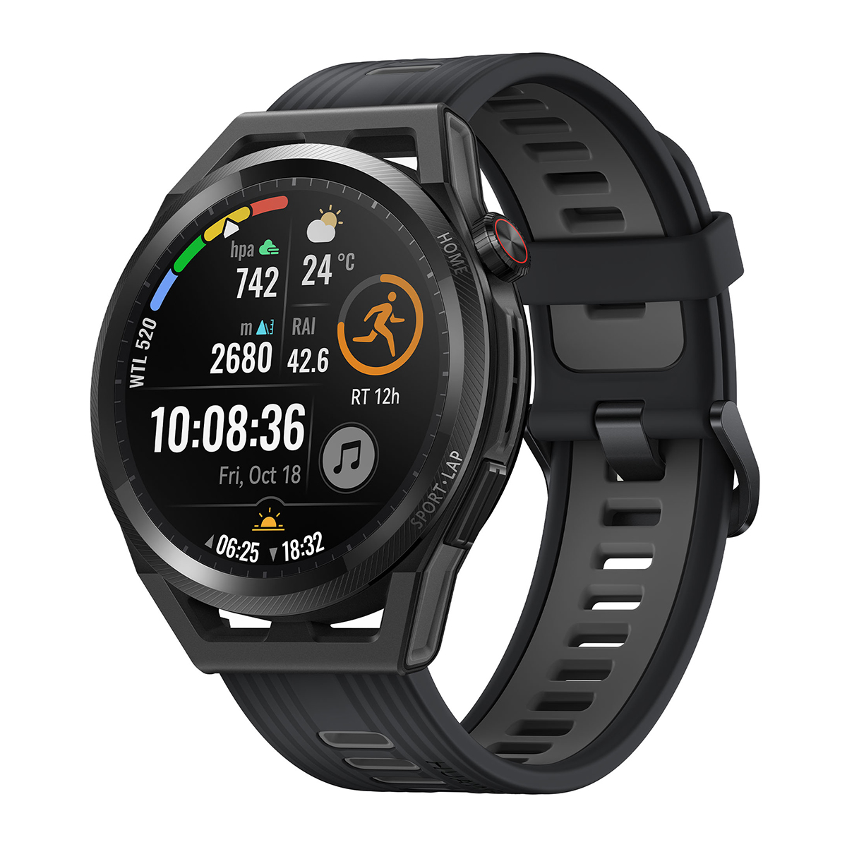 Buy Huawei Watch GT Runner Smartwatch - Black in Kuwait