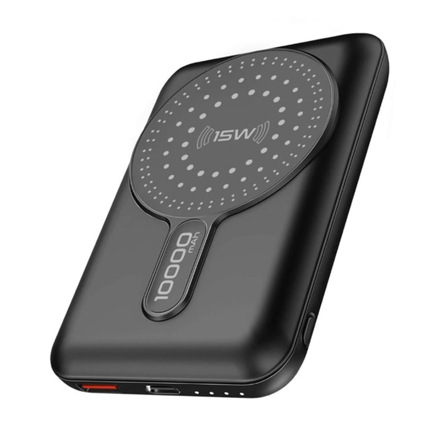 buy-promate-powermag-10-pro-15w-magnetic-wireless-charger-black-in-kuwait