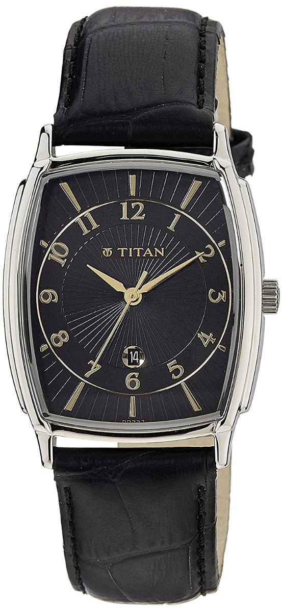 Buy Titan Analogue Black Dial Men Watch 1486SL02 in Kuwait