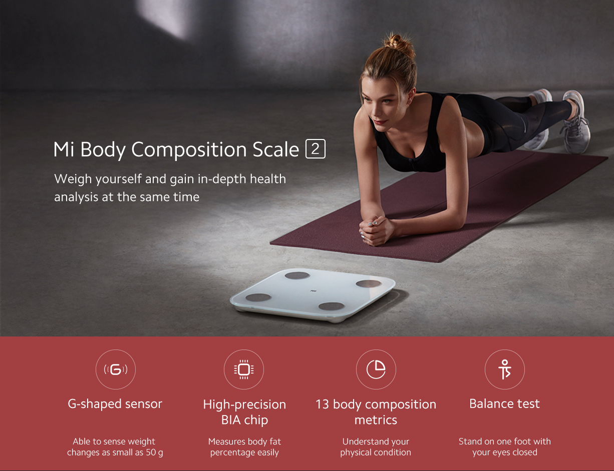 Xiaomi Mi Body Composition Scale 2 - White - Mufaddal Fono