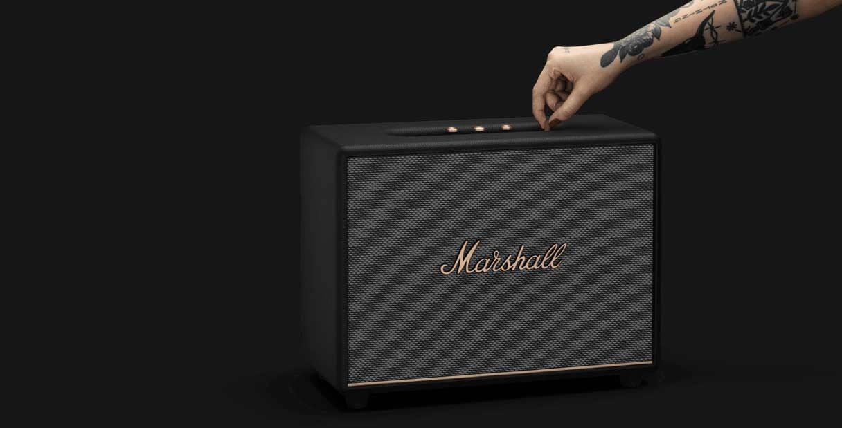 Buy Marshall Woburn III Bluetooth Speaker - Black In Kuwait