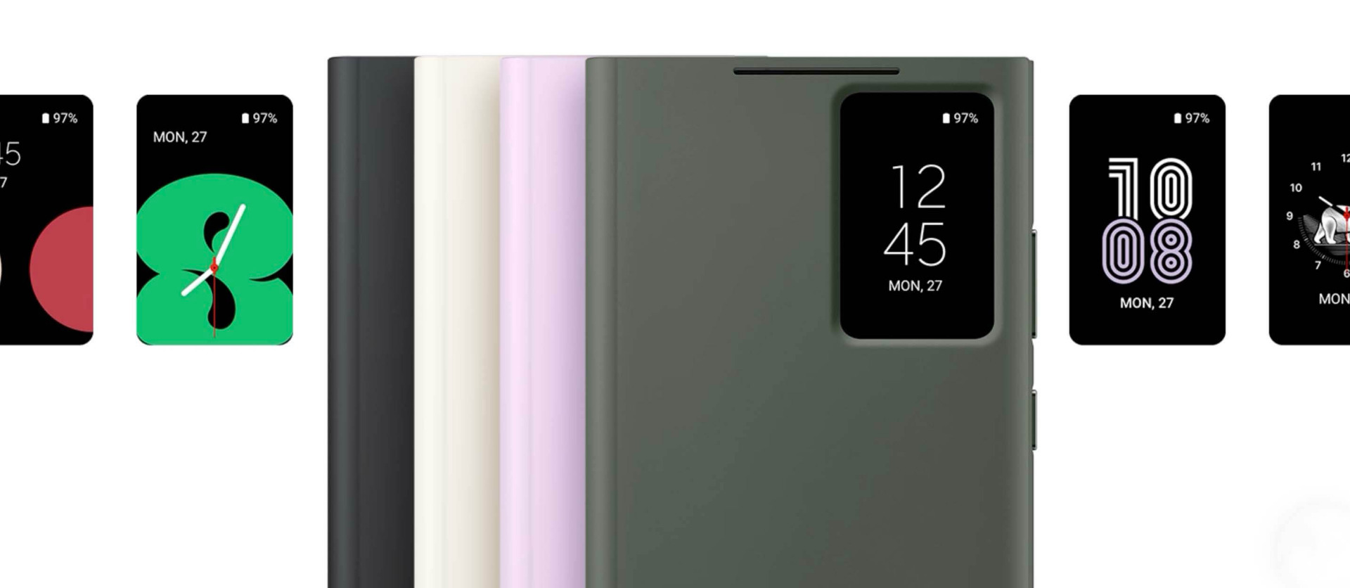 Buy Samsung Galaxy S23 Ultra Smart View Wallet Case Black in Kuwait