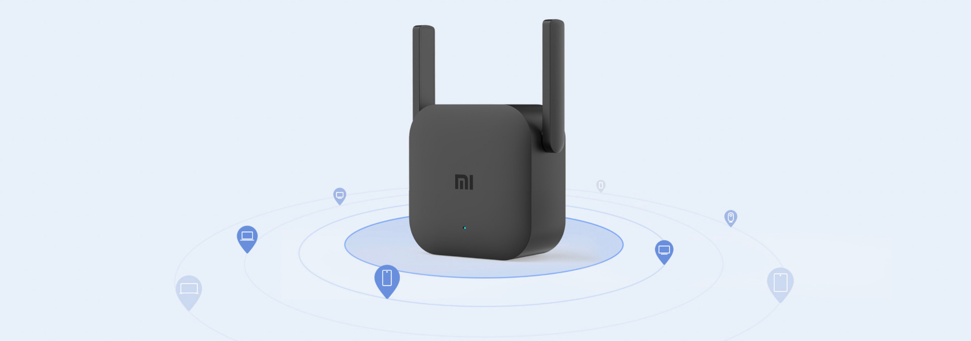 Buy Xiaomi Mi WiFi Range Extender Pro - Black in Kuwait