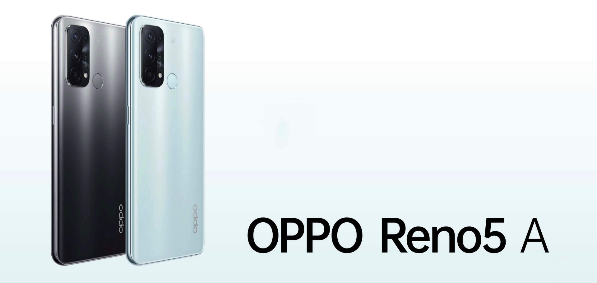 Oppo Reno5 A 5G eSIM Japan (6GB RAM + 128GB Memory) - Ice Blue