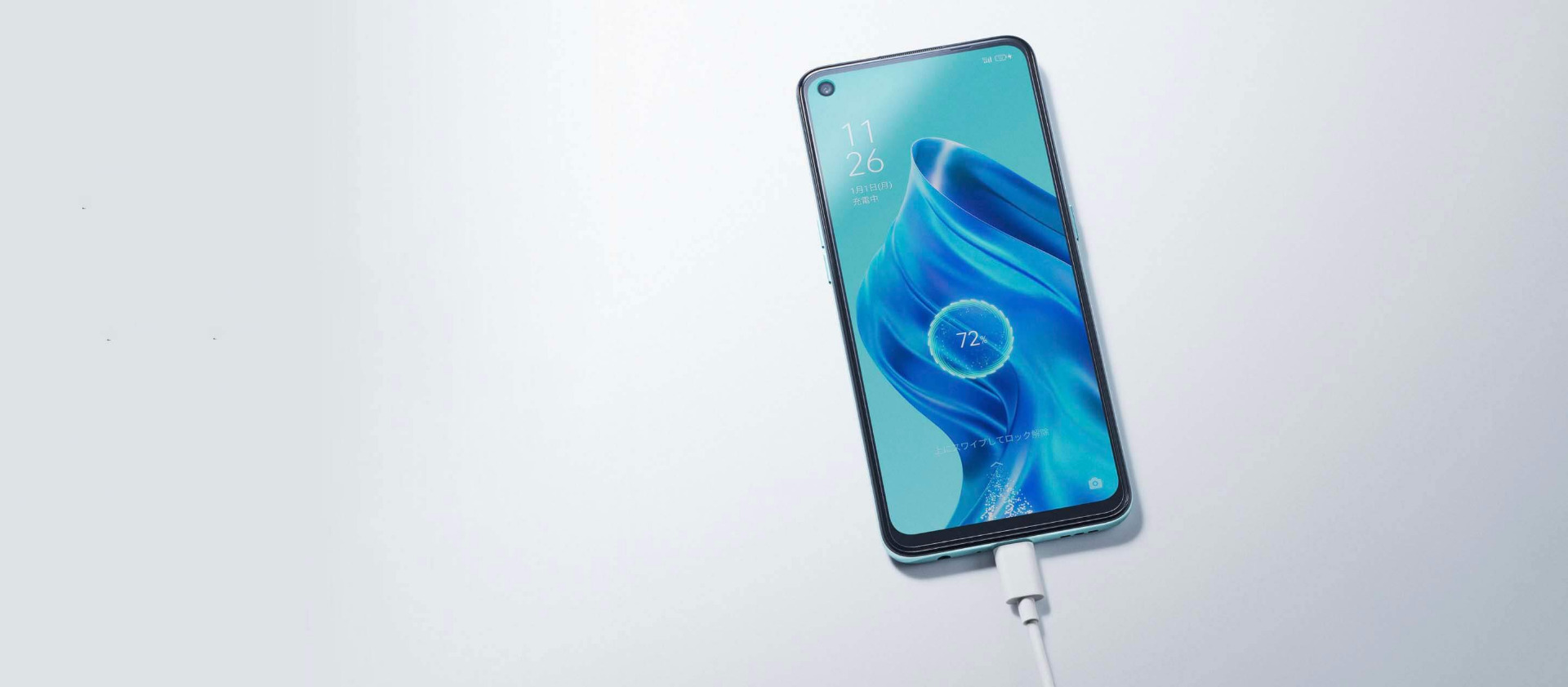 Oppo Reno5 A 5G eSIM Japan (6GB RAM + 128GB Memory) - Ice Blue