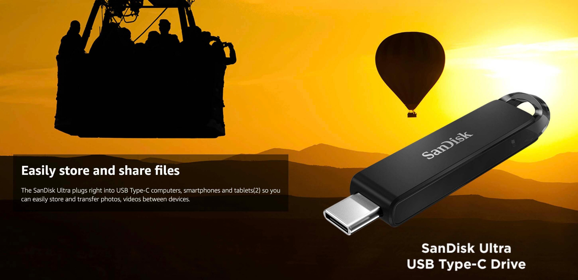 SanDisk Ultra® USB C Flash Drive, USB 3.1 Flash Drive