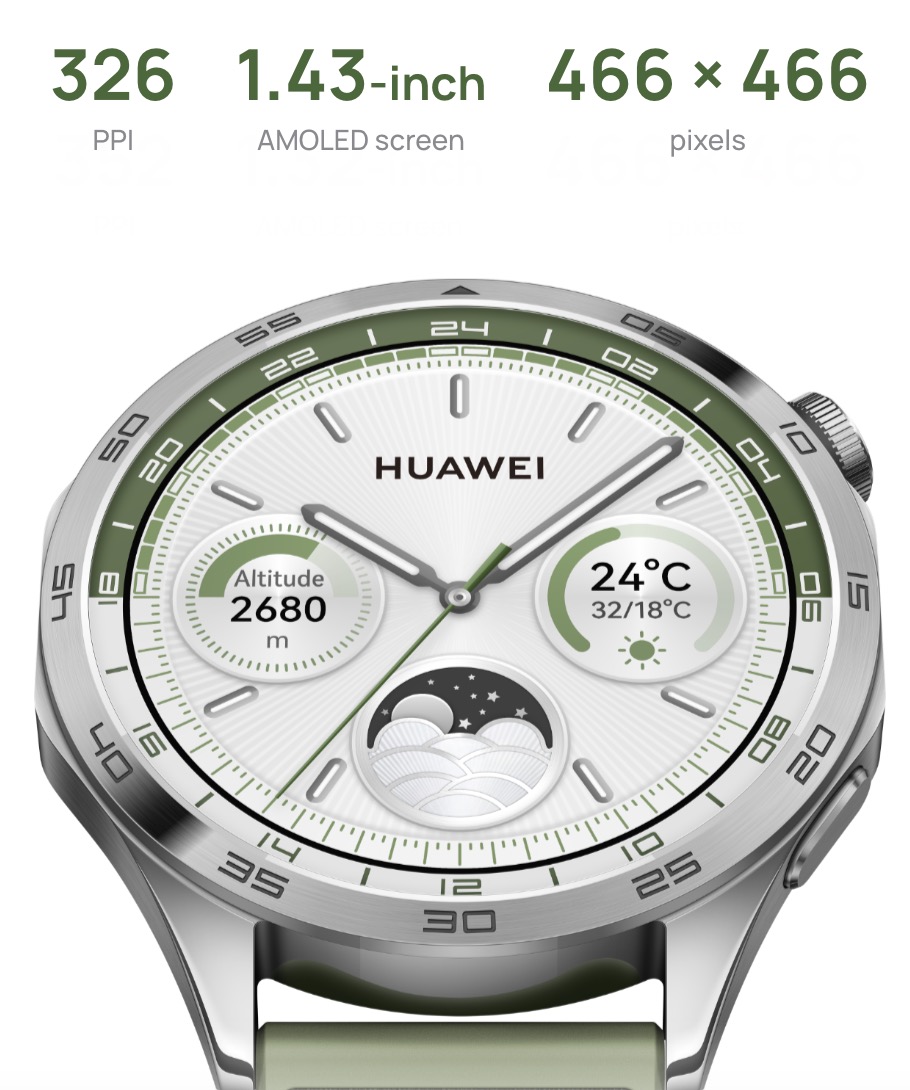 Huawei Smartwatch GT4 Active 46 mm, Negro